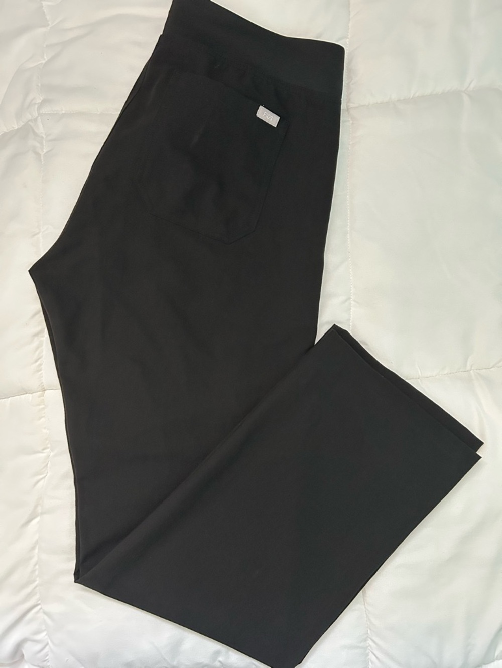Figs Wide-Leg Pants in Black
